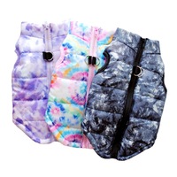 Vente en gros de vêtements d'hiver pour animaux de compagnie, manteau chaud en coton rembourré, gilet, vêtements pour chiens