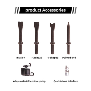 Marteau <span class=keywords><strong>pneumatique</strong></span> portatif de 150 mm, pelle à percussion <span class=keywords><strong>pneumatique</strong></span>, burin à percussion <span class=keywords><strong>pneumatique</strong></span>, lame de picoir à vibrations - Product Image 4