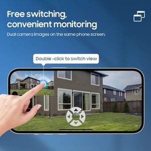 Ubox Dual Lens 4G Solar <b>Security</b> <b>Wireless</b> IP <b>Camera</b> Outdoor 4K HD WiFi PTZ PIR Detection Human Auto Tracking Network CCTV <b>Camera</b> - Product Image 6