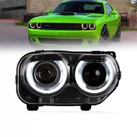 Phares avant Full LED R/T SRT RGB éblouissants DRL 2015-UP à clignotants séquentiels pour Dodge Challenger