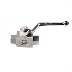 Robinet à bille ROKE en acier inoxydable 304 1/4NPT 500BAR Haute pression Usage industriel - Product Image 5