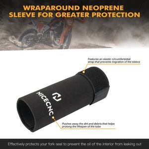 NiceCNC fourche avant <span class=keywords><strong>chaussette</strong></span> 6 "fourche joint protecteur pour 37-50mm fourche à l'envers universel EXCF XCF XCW TE FE TC Tenere 700 Adventure - Product Image 4