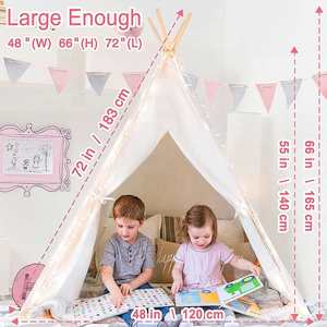 Tipy Carpa Tenda <b>Tepee</b> Kids Play Teepee <b>Tent</b> for Party - Product Image 1