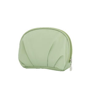 Bolsa de Maquillaje Beilian, Media Luna, Ligera, Portátil, Estuche de Viaje, Gris con Azul Claro, Rh2533 - Product Image 4