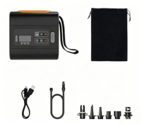 Pompe à air SUP 22 psi avec batterie lithium intégrée, pompe électrique gonflable pour kayak, camping, tente, matelas pneumatique