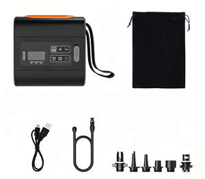 Pompe à air SUP 22 psi avec batterie lithium intégrée, pompe électrique gonflable pour kayak, camping, tente, matelas pneumatique - Product Image 6