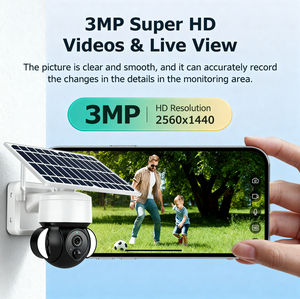 กล้องวงจรปิด Ubox 3Mp 6W สำหรับภายนอกอาคาร กันน้ำ พร้อมไฟส่องสว่าง ระบบ Wifi เชื่อมต่อไร้สาย ใช้พลังงานแสงอาทิตย์ แบตเตอรี่ในตัว หมุนได้ ปรับมุมมองได้ - Product Image 2