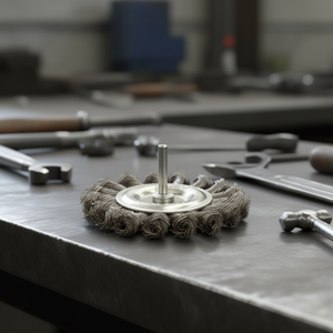 แปรงขัดแบบเกลียว Ttake ขนาด 6 มม. ก้านเหล็ก 20000 กิริมิน สำหรับขัดโลหะ - Product Image 3