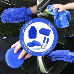 Kit de nettoyage automobile PMS 26 pièces, ensemble de brosses pour <span class=keywords><strong>le</strong></span> nettoyage intérieur avec accessoire de brosse douce pour perceuse, éponges de polissage - Product Image 2