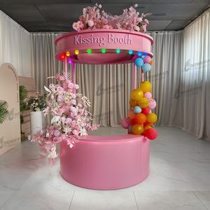 Cabina DE FOTOS personalizada para revistas, cabina de besos ligera RGB, cabina de besos redonda compacta - Product Image 6