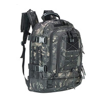 Sac à dos tactique multifonctionnel 55L en tissu Oxford durable, grande capacité, neuf d'usine, vente en gros