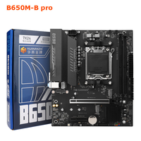 B-PRO B650M Motherboard Desktop AMD AM5 langsung dari pabrik-mendukung seri Ryzen 5/7 7000-9000, Dual DDR5 (EXPO), NVMe M.2, WIFI