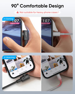 SUNGUY Type-C 20W Fast Charging <b>Cable</b> <b>cable</b> de carga High Speed Data <b>Cable</b> with TPE Material Eco-Friendly for Phones & Laptops - Product Image 4