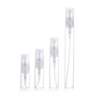 Petite Bouteille d'Échantillon de Parfum 2ml 3ml 5ml 10ml Mini Flacon Vide Transparent Vaporisateur Tube en Verre Atomiseur de Parfum Testeur Emballage d'Huile