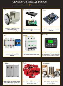Âm thanh bằng chứng tán 125 KVA Máy phát điện 100 kW Máy phát điện diesel với ATS - Product Image 3