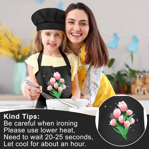 Delantal de Chef para Niños de Alta Calidad con Correa Ajustable y 2 Bolsillos, Delantales Infantiles con Logotipo Personalizado para Limpieza de Cocina - Product Image 5