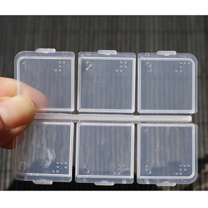 Six Compartment Transparent Pillbox Mini Portable PP Plastic Medicine Storage Case With Braille Labels For Daily Use - Product Image 4