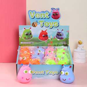 Happy 9cm TPR <b>Squishy</b> Bug Toy Creative Stress Relief Gift for Kids and Adults Protruding Eyes for an Easy Mood - Product Image 3