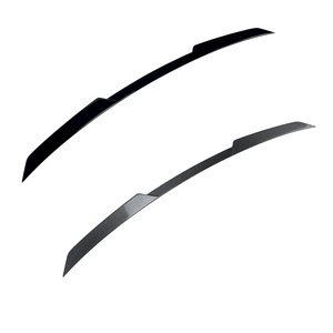 Bmw X5 E70 2008 2013 Rear Spoiler Piano Black Carbon Fiber Texture Wing Shaped Trunk Lip - Product Image 5