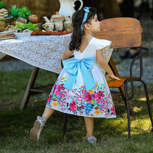 Nouvelle <span class=keywords><strong>Robe</strong></span> de <span class=keywords><strong>Princesse</strong></span> Imprimée en Tissu Forgé pour Fille, <span class=keywords><strong>Robe</strong></span> de Premier Anniversaire, Vente en Gros, avec Bandeau Offert, Très Demandée - Product Image 5