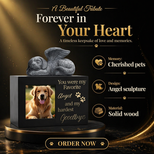 ANIMINGLE en stock, urne commémorative semi-fabriquée en bois de style japonais pour chiens et chats, cercueil funéraire pour animaux de compagnie avec cadre photo, Chine - Product Image 3