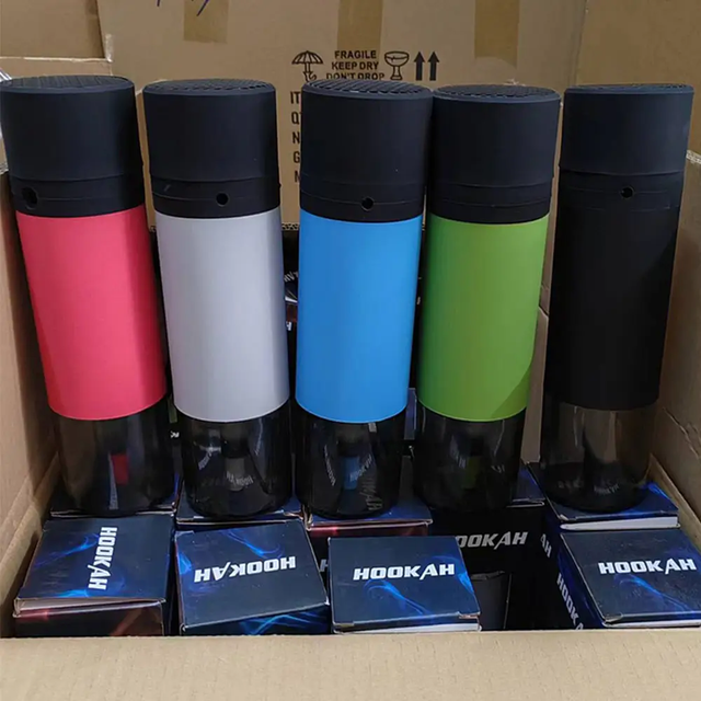 71 Wholesale Luxury Detachable Mini Portable Travel Hookah Shisha Cup Outdoor Plastic LED Lighting Durable Manual Eco-Friendly
