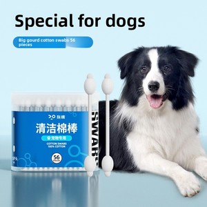 Paquete de 110 bastoncillos de limpieza de oídos de aceite esencial <span class=keywords><strong>para</strong></span> gatos y perros, hisopos <span class=keywords><strong>para</strong></span> mascotas con líquido <span class=keywords><strong>para</strong></span> <span class=keywords><strong>lavar</strong></span> los oídos - Product Image 6