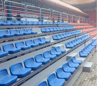 Sièges télescopiques rétractables pour gradins, directement de l'usine, pour gymnases intérieurs, stades, gradins, chaises en plastique pour spectateurs