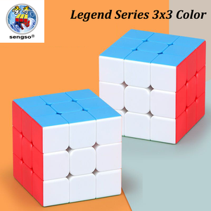 SENGSO Legend Series <span class=keywords><strong>3x3</strong></span> Color Magic Speed Cube <span class=keywords><strong>Stickerless</strong></span> Professional Fidget <span class=keywords><strong>Cubo</strong></span> Magico Puzzle Juguetes Regalos de cumpleaños - Product Image 3