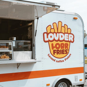 2025 Mobile Bar Beer Ice Cream Truck For Sale Stainless Steel Hot Dog Pizza Coffee Food Trailer With <b>Kitchen</b> Equipment - Product Image 1