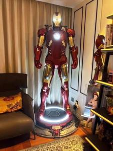 売れ筋カスタムマーベルアクションフィギュア彫刻樹脂グラスファイバーアイアンマン等身大マンアイアンスタチュー - Product Image 2