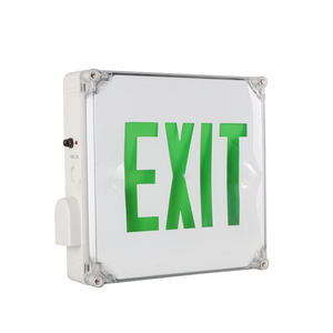 Panneau de signalisation LED d'urgence en plastique ignifuge certifié CUL, haute performance, adapté à l'éclairage d'urgence des bâtiments, avec un - Product Image 3