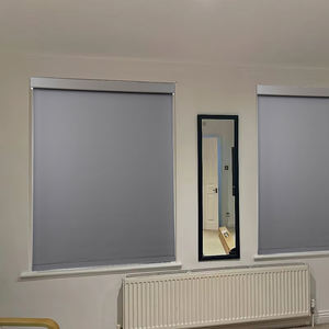 ستائر ذكية آلية عالية الجودة، ستائر دوارة كهربائية واسعة ثنائية الوضع للاستخدام المكتبي - Product Image 1