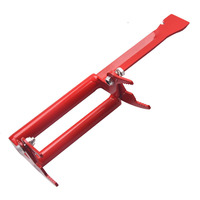 Nouveau tuyau avec pelle ascenseur rate pince en acier inoxydable pulvérisation peinture rouge nid cadre pince multi-fonctionnelle pince apicole outil