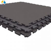 Système de sol industriel en PVC, dalles modulaires emboîtables, haute résistance, atelier, garage