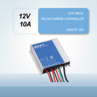 Contrôleur de charge solaire MPPT Lumiax IP67 étanche 12V 10A pour système de panneaux solaires