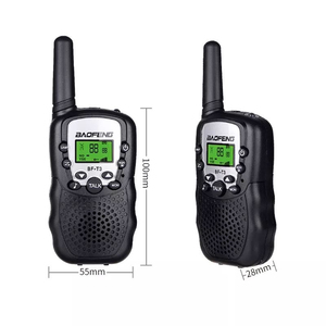 Walkie Talkies <span class=keywords><strong>BF</strong></span>-<span class=keywords><strong>T3</strong></span> para Niños, UHF de Dos Vías, Sin Licencia, Resistencia al Agua IPx4, Alcance de 0-5 km, Regalo Perfecto para Niños y Niñas - Product Image 3