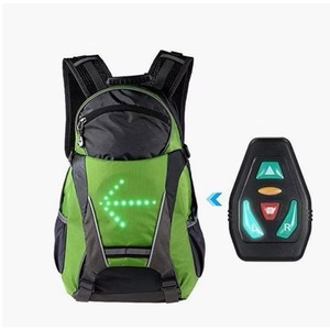 Mochila de Ciclismo con Luz LED Indicadora, Muestra Gratis, Bolsa Reflectante para Bicicleta, 18L, Seguridad Nocturna, Ciclismo, Running - Product Image 1