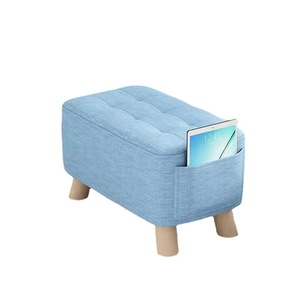 Fabric Storage <b>Stools</b> Rectangle Polyester Eco-Friendly For Living Room Bedroom Children Adults - Product Image 5