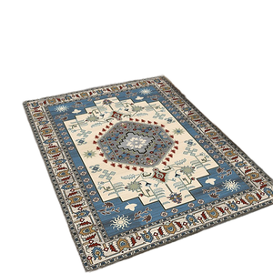 Tappeto Moderno Lavabile <span class=keywords><strong>in</strong></span> Poliestere <span class=keywords><strong>per</strong></span> <span class=keywords><strong>Soggiorno</strong></span>, Stile Persiano Turco, Grande, Antiscivolo, Morbido, <span class=keywords><strong>per</strong></span> Preghiera Familiare, Realizzato a Macchina, Ecologico - Product Image 1
