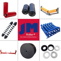 Rouleau d'impact Standard CEMA Anneaux En Caoutchouc Rouleau de Convoyeur Enduit Rouleau De Renvoi