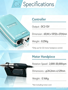 Hot Sale G3 Cordless <b>Nail</b> Drill 2000-20000RPM Rechargeable Portable Electric <b>Nail</b> File Low Vibration Manicure Pedicure - Product Image 4
