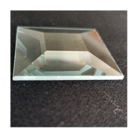 Petites pièces de verre biseauté ovales, circulaires, triangulaires et carrées à prix de gros – Verre diamanté biseauté pour portes, fenêtres et cloisons