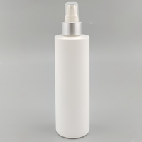 Botella Cilíndrica de Plástico HDPE de 250 ml (8 oz) para Champú, Acondicionador y Loción, Envase Cosmético Vacío con Bomba y Tapa, Suministro de Fábrica