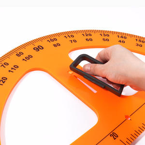 Foska 50 ס "מ צהוב קל נייד גדול ללמד מתמטיקה גיאומטרית פרוטרטרקטור ללימוד ניסוח ועיצוב - Product Image 4