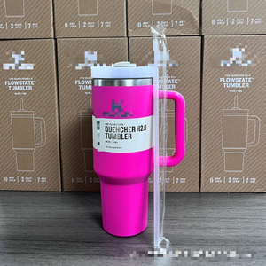 Hochwertiger Stanleyed Classic Model Kaffeebecher aus 304 Edelstahl, Isolierter Becher (mit Strohhalm-Deckel) 40oz Becher mit Griff - Product Image 2