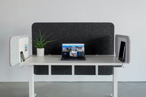 Pantalla de Privacidad Acústica Moderna <span class=keywords><strong>para</strong></span> <span class=keywords><strong>Escritorio</strong></span> de Oficina, Divisor de <span class=keywords><strong>Escritorio</strong></span> Absorbente de Sonido de Fibra de Poliéster con Abrazadera en C - Product Image 6