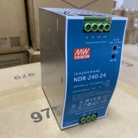 MeanWell NDR-240-48 48V 5A haute efficacité pour système de contrôle industriel NDR-240-24 d'alimentation à découpage sur rail DIN