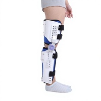 Exosquelette orthopédique universel de qualité médicale en plastique avec stabilisateur de genou réglable pour l'assistance à la marche