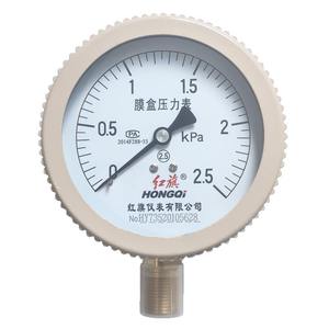 Manomètre à diaphragme HONGQI 100MM YE-100 kPa pour pipeline de gaz naturel avec raccord M20*1.5 - Product Image 2
